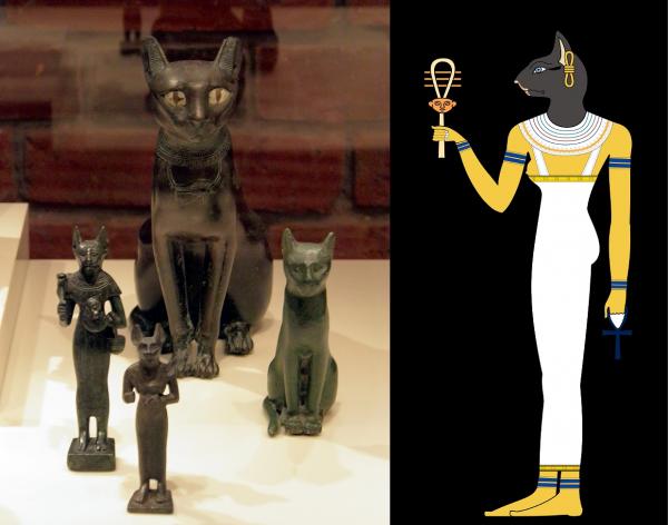 Jak nazywa się egipski bóg kotów?  - Egipska bogini kotów: Bastet